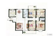 亚威金地家园4室2厅2卫169平方米户型图