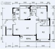 福星城3室2厅1卫121平方米户型图