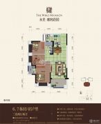 永光・雍和花园3室2厅2卫103平方米户型图