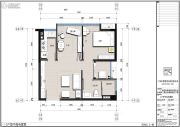 君立国际公寓2室2厅1卫0平方米户型图
