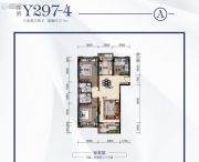 荆州碧桂园3室2厅2卫121平方米户型图