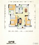 大汉新城4室2厅2卫138平方米户型图