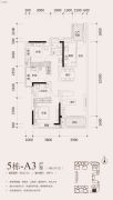北大资源博雅18983室2厅2卫117平方米户型图
