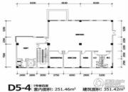 康田国际企业港251平方米户型图