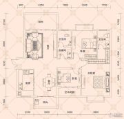 汇金中央广场3室2厅2卫122--126平方米户型图