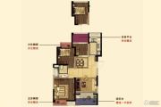 香逸尚城3室2厅1卫92平方米户型图