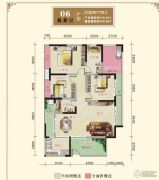 汉江新城4室2厅2卫0平方米户型图