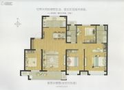 中海上东区4室2厅2卫144平方米户型图