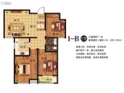 安阳京林・城市广场3室2厅1卫109平方米户型图