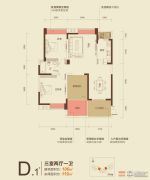 宏达世纪锦城3室2厅1卫100--119平方米户型图