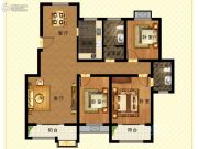 天福新城3室2厅1卫131平方米户型图