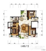 乐湾国际城3室2厅2卫0平方米户型图