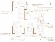 中南林樾3室2厅2卫108平方米户型图