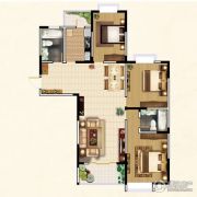 高教公寓3室2厅2卫133平方米户型图