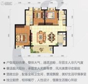 时代云图（广州）3室2厅2卫95平方米户型图
