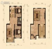 雨润城・欢乐海寓3室2厅1卫0平方米户型图