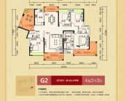 潇湘・山水城4室2厅3卫189平方米户型图