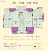 丹凤城・现代广场5室2厅2卫0平方米户型图