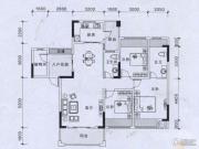 雍晟状元府邸3室2厅2卫132平方米户型图